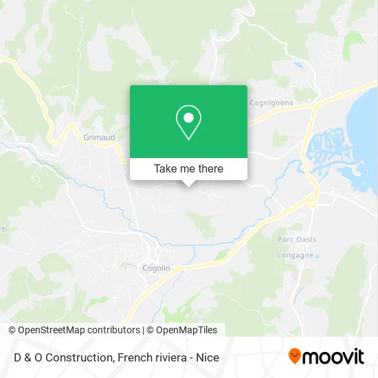 D & O Construction map