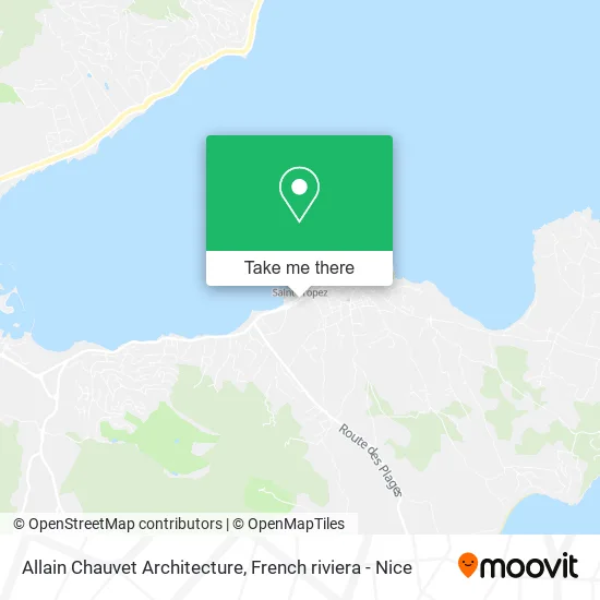 Allain Chauvet Architecture map