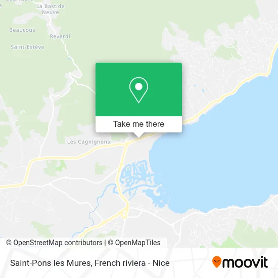 Saint-Pons les Mures map