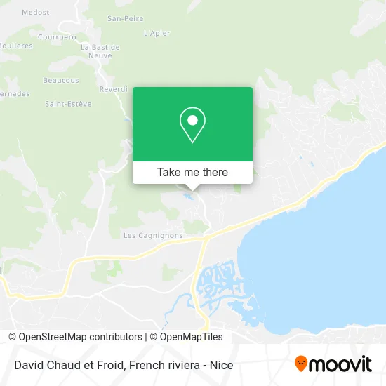 David Chaud et Froid map