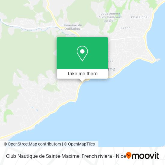 Club Nautique de Sainte-Maxime map