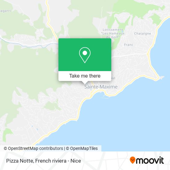 Pizza Notte map