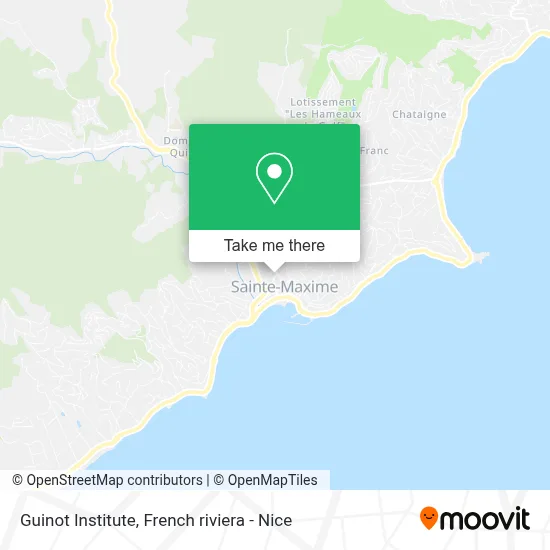 Institut Guinot map