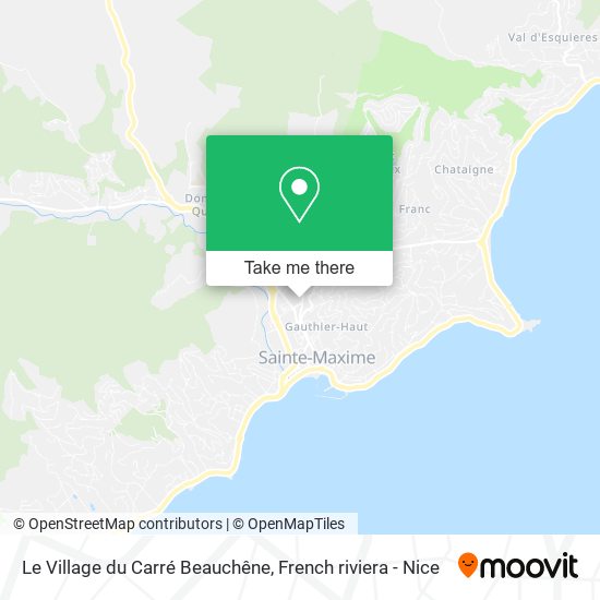 Le Village du Carré Beauchêne map
