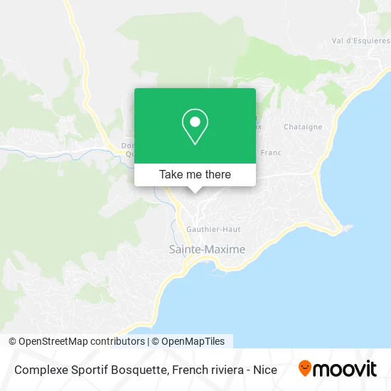 Complexe Sportif Bosquette map