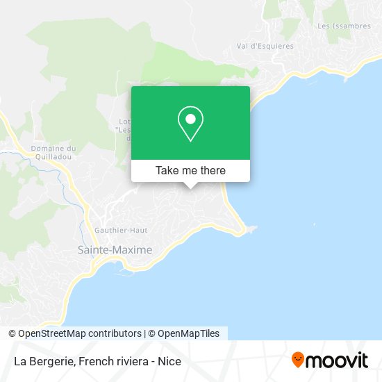 La Bergerie map