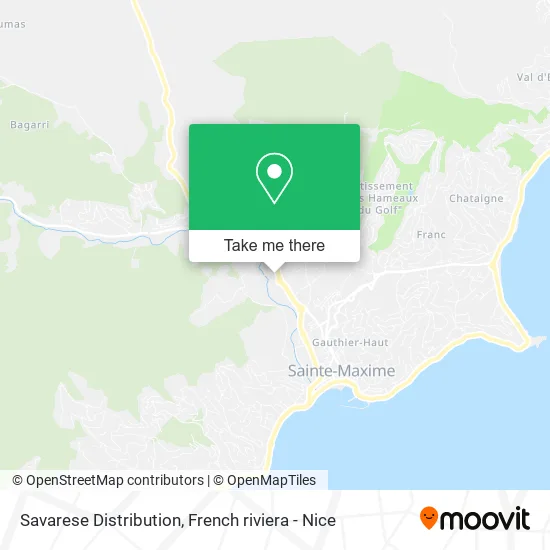 Savarese Distribution map