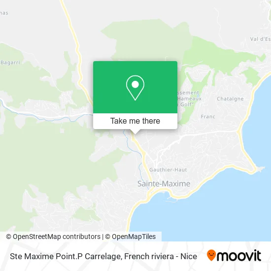 Ste Maxime Point.P Carrelage map
