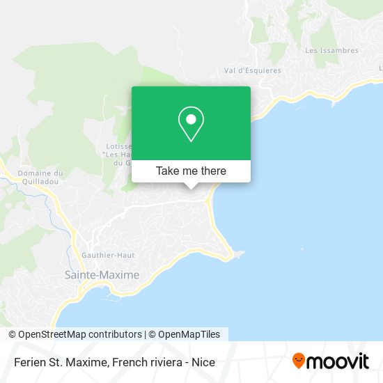 Ferien St. Maxime map