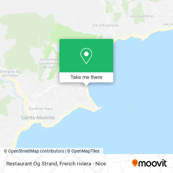 Restaurant Og Strand map