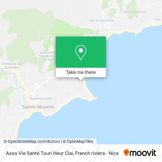 Asso Vie Santé Touri Heur Clai map