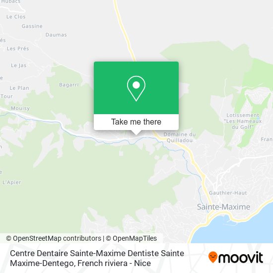 Centre Dentaire Sainte-Maxime Dentiste Sainte Maxime-Dentego map