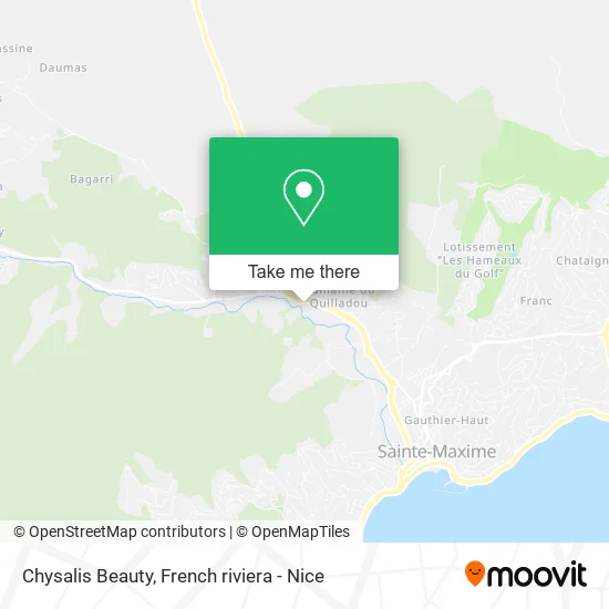 Chysalis Beauty map