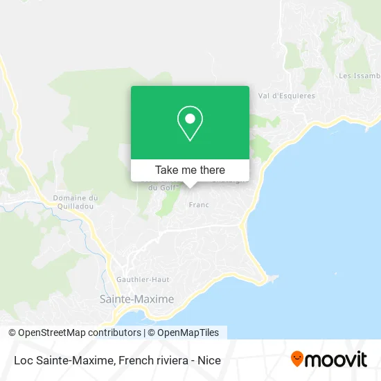 Loc Sainte-Maxime map