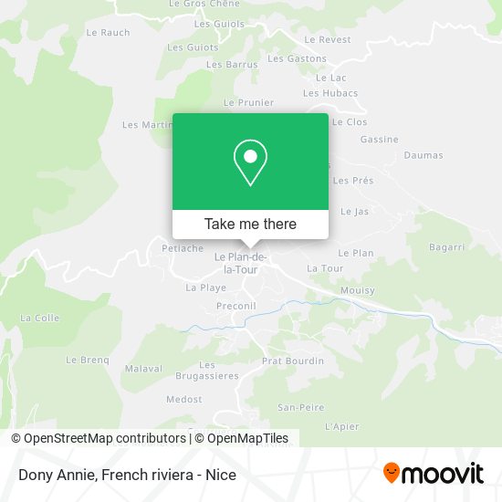 Dony Annie map