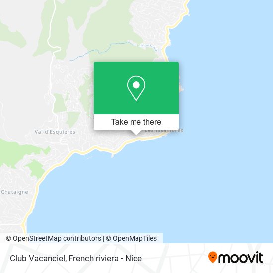 Club Vacanciel map