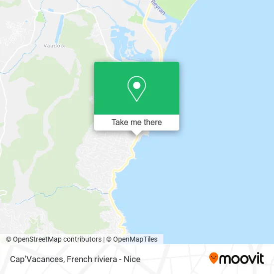 Cap'Vacances map