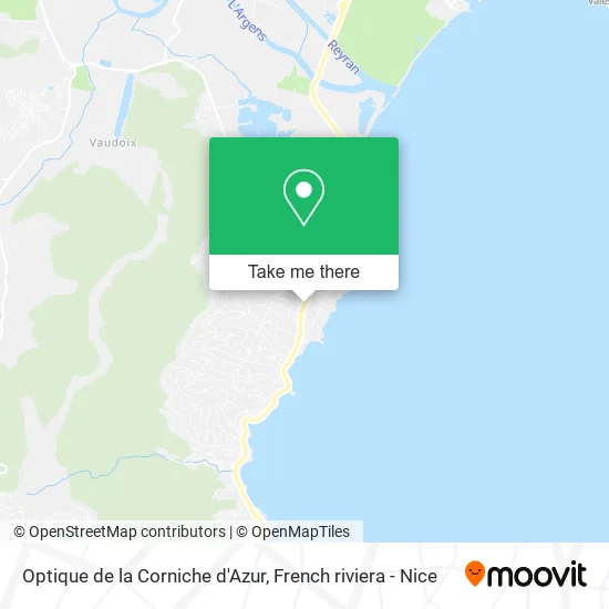 Optique de la Corniche d'Azur map