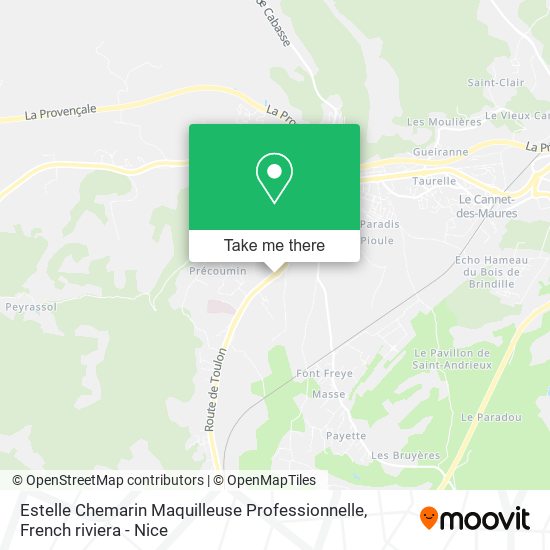 Estelle Chemarin Maquilleuse Professionnelle map