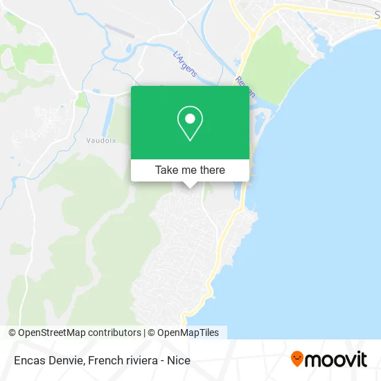 Encas Denvie map