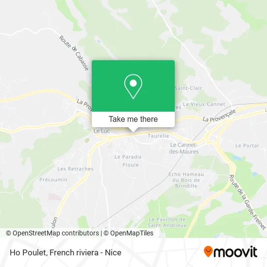 Ho Poulet map