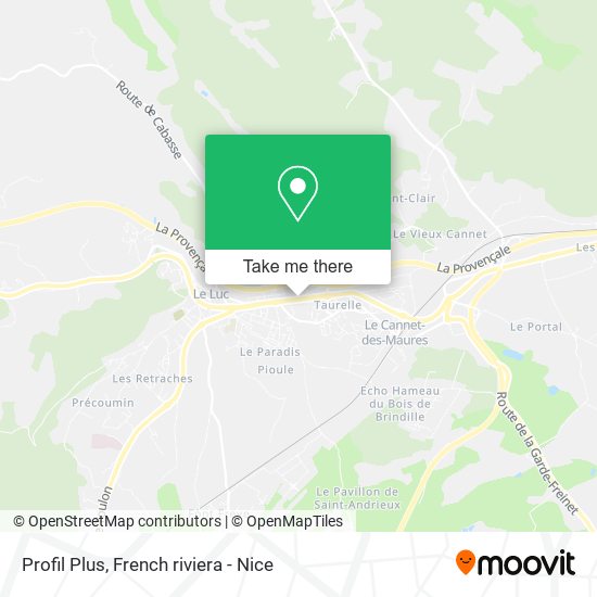 Profil Plus map