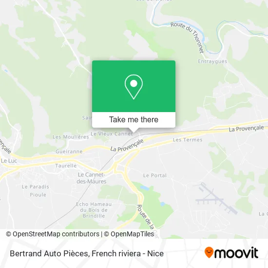 Bertrand Auto Pièces map
