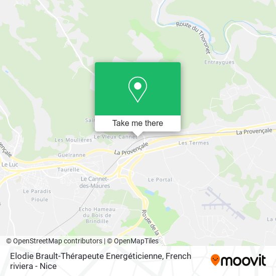 Elodie Brault-Thérapeute Energéticienne map
