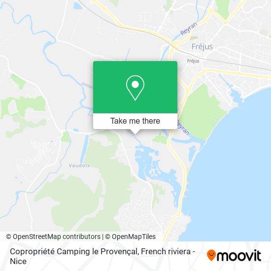 Copropriété Camping le Provençal map
