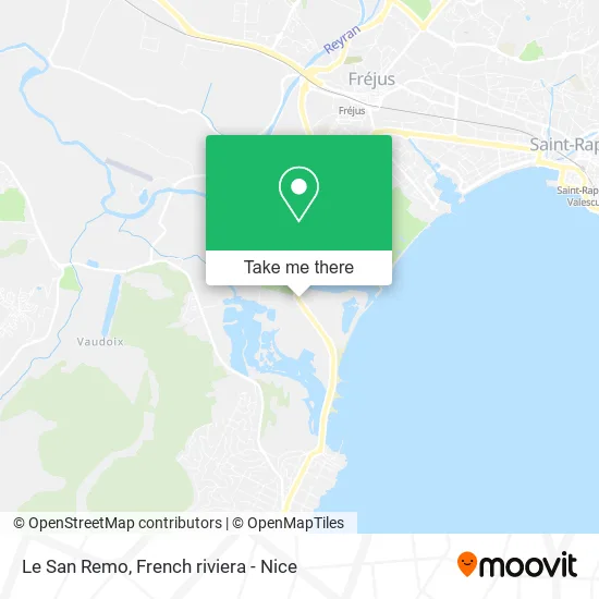 Le San Remo map