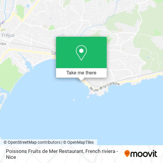 Poissons Fruits de Mer Restaurant map