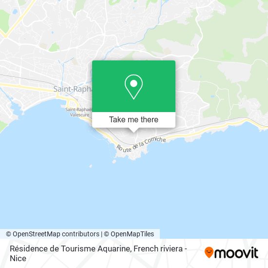 Résidence de Tourisme Aquarine map