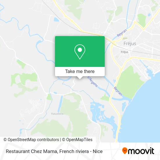 Restaurant Chez Mama map