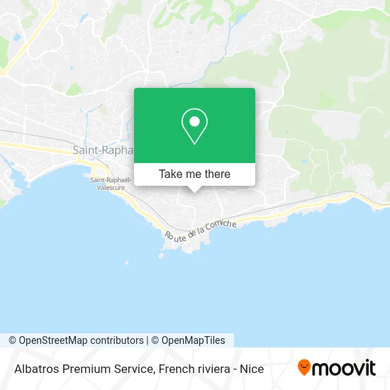 Albatros Premium Service map