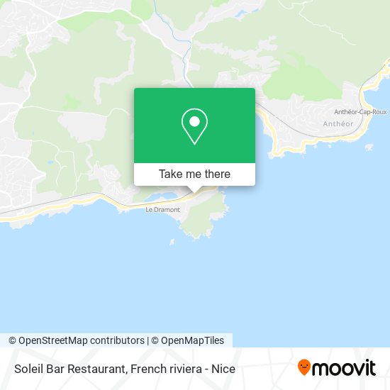 Mapa Soleil Bar Restaurant