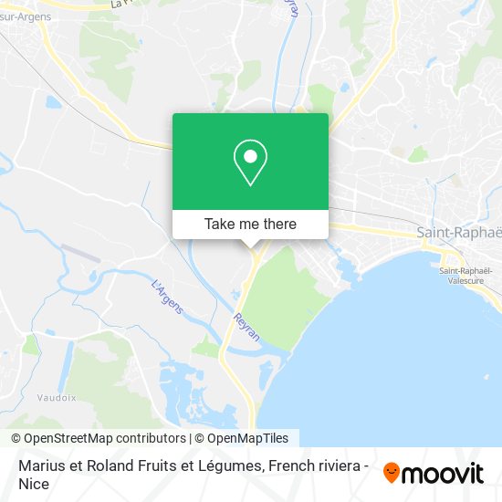 Marius et Roland Fruits et Légumes map