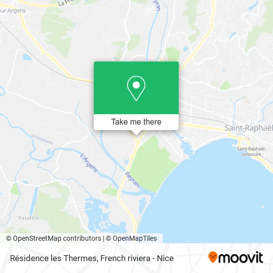 Résidence les Thermes map