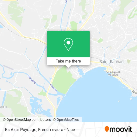Es Azur Paysage map