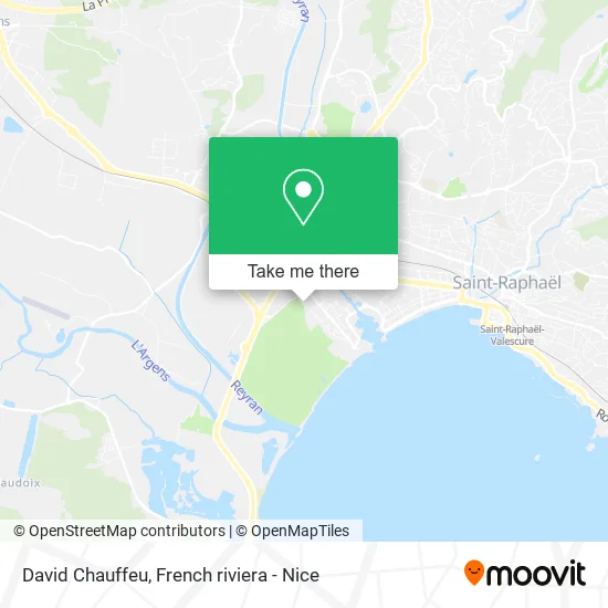 David Chauffeu map
