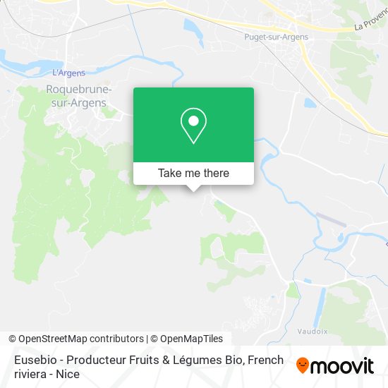 Eusebio - Producteur Fruits & Légumes Bio map