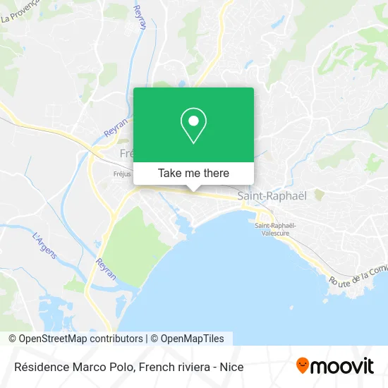 Résidence Marco Polo map