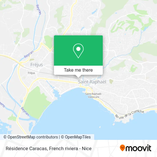 Résidence Caracas map