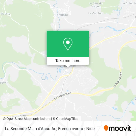 La Seconde Main d'Asso Ac map