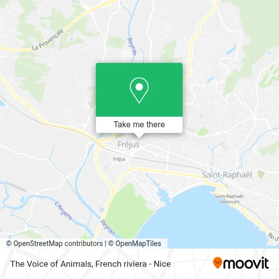 The Voice of Animals map