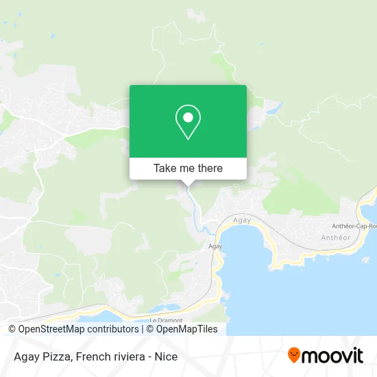 Agay Pizza map