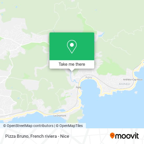 Pizza Bruno map