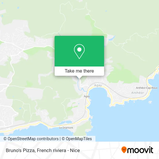 Pizza Bruno map