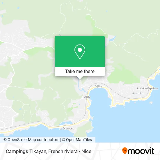 Campings Tikayan map
