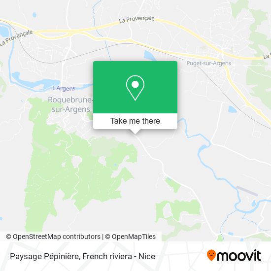 Paysage Pépinière map