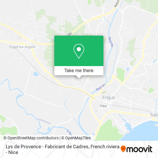 Lys de Provence - Fabricant de Cadres map